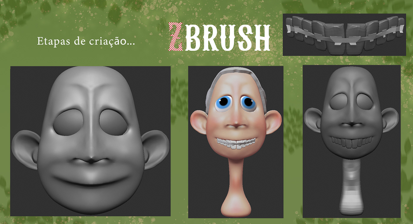 valente modeling 3D Zbrush Character
