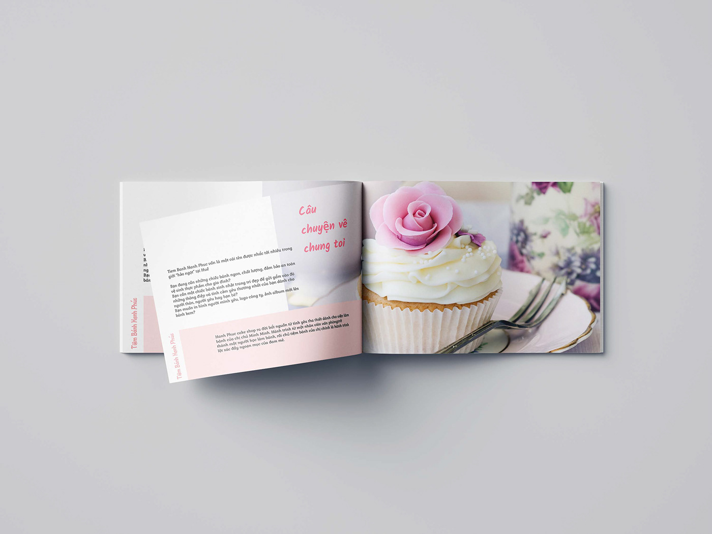 design Layout Design magazine brochure flyer cupcake mockup design brand identity Graphic Designer Advertising 