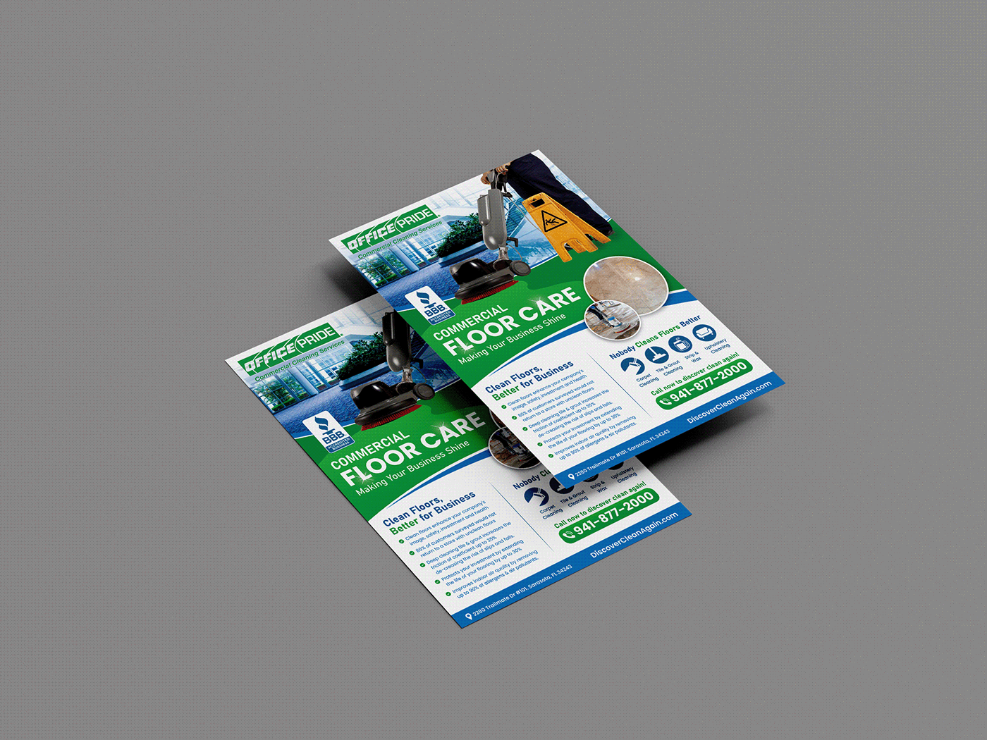 services company business Socialmedia ads flyer brochure cleaning flyer design