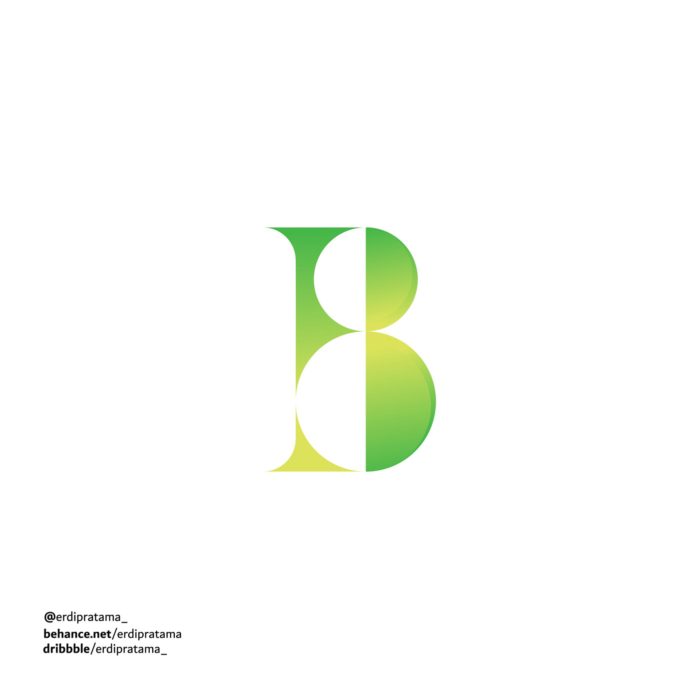 alphabet B letter typhography logo letter lettering logo identity