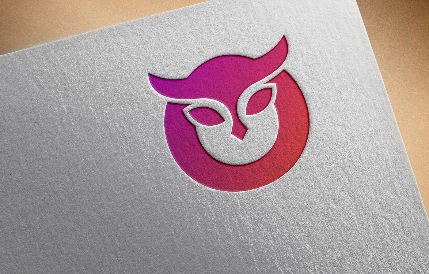 animal circle Icon Logo Design night O Letter Logo O letter owl owl owl logo Silhouette