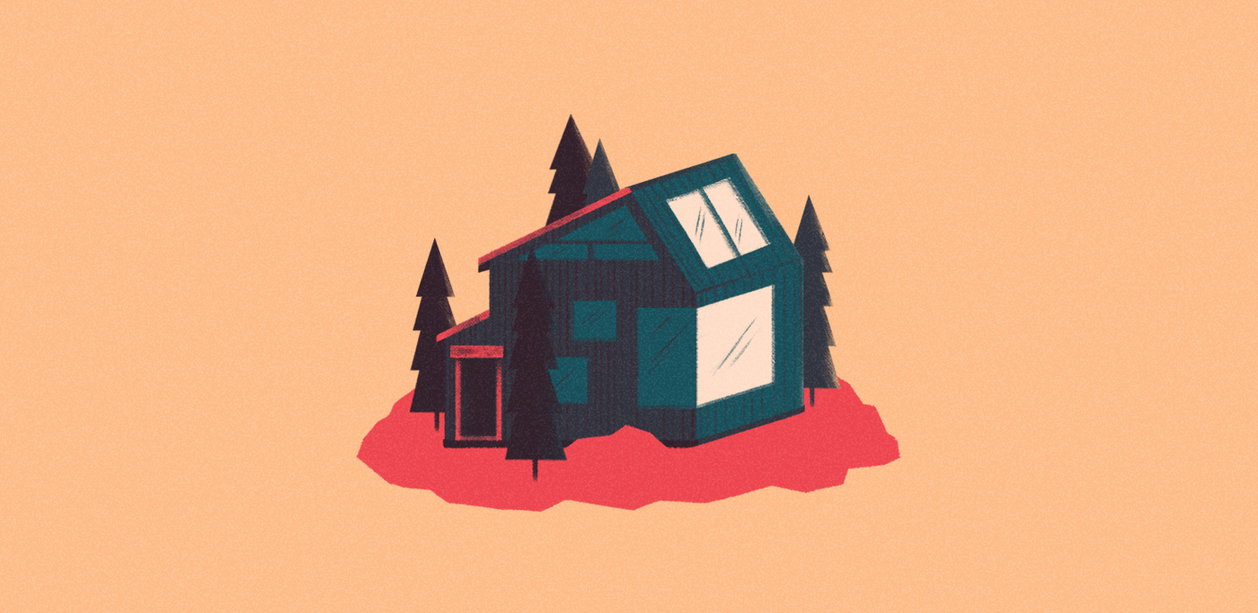 cabin ILLUSTRATION  texture pastel design cape town color