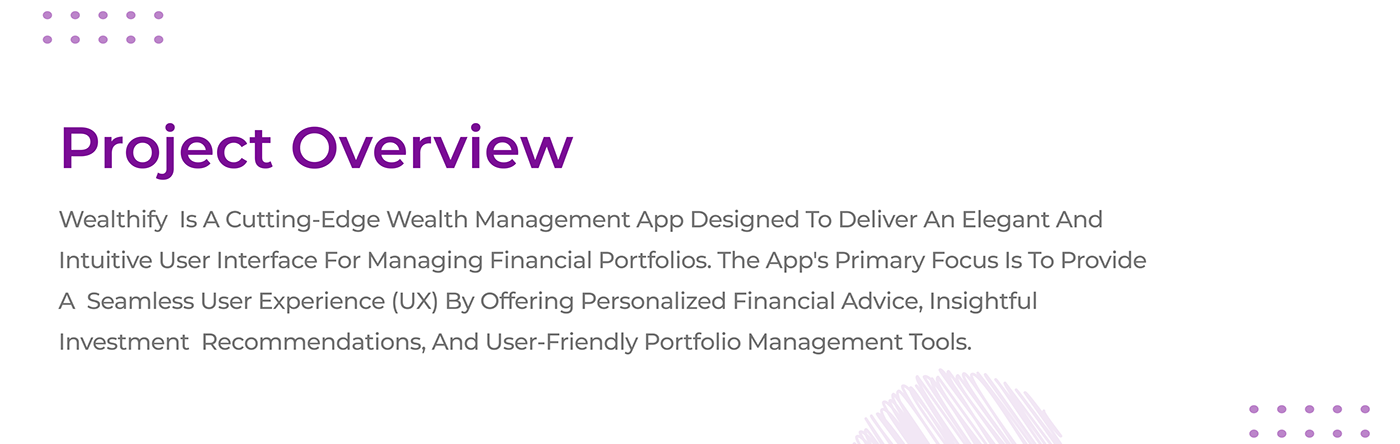 ux/ui UX design user interface Mobile app Case Study wealth management finance Investment design app design