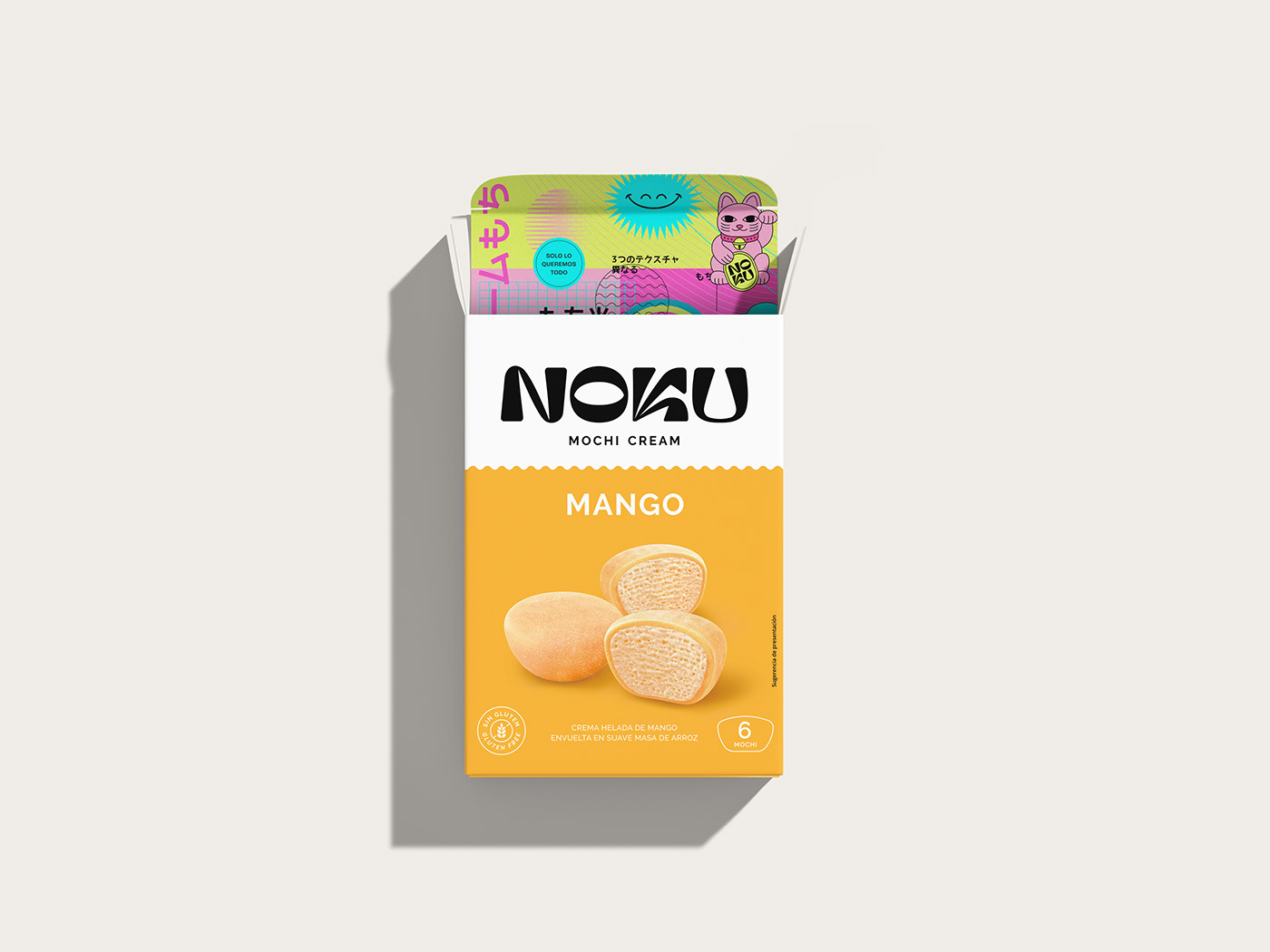 brand identity design ice cream icecream japan japanese lettering logo mochi Packaging