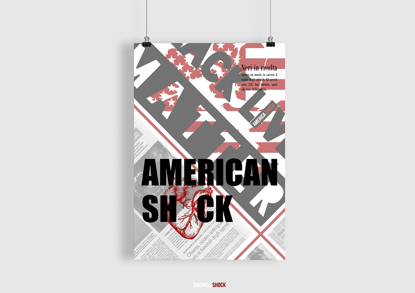 america design graphic design  Advertising  ADV newspaper poster