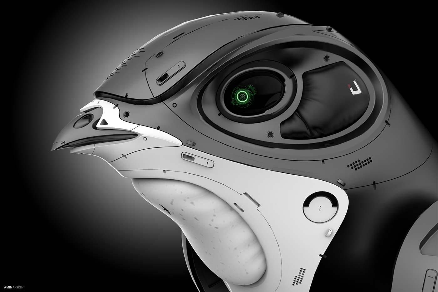 Scifi robotics conceptart digitalart industrial design  mechanical blender birds drone