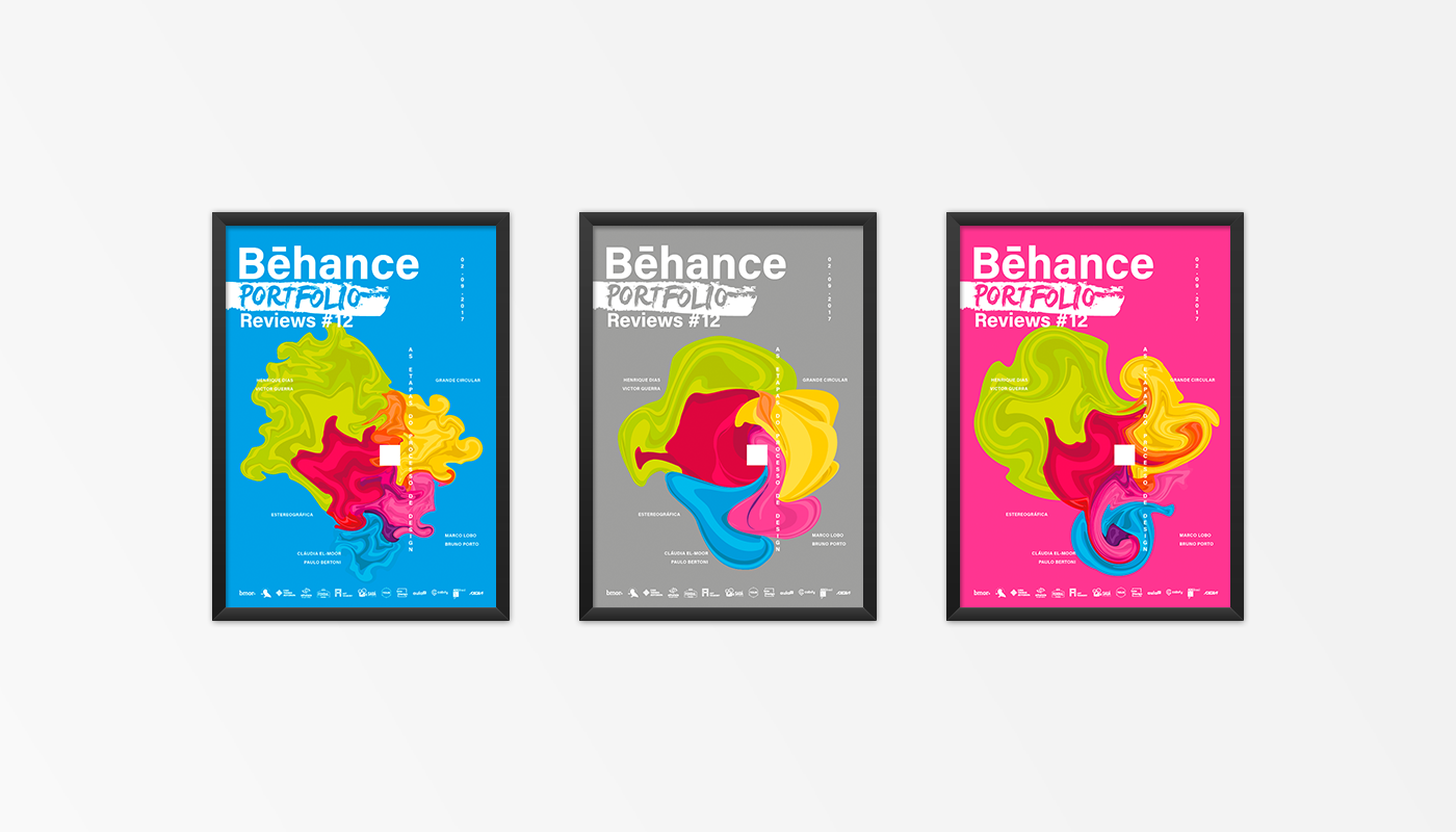 Behance reviews Event design logo colorful poster conference color map