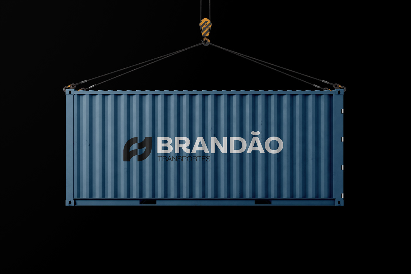 box branding  container Logistics shipping shipping company Truck