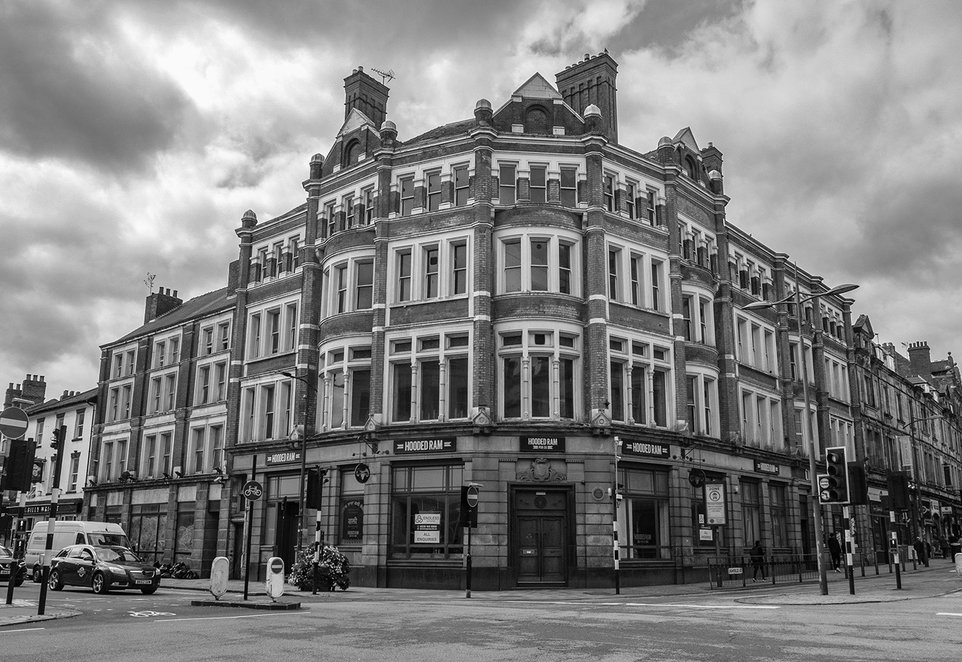 black and white Wolverhampton West Midlands city Urban street photography Travel architecture exterior