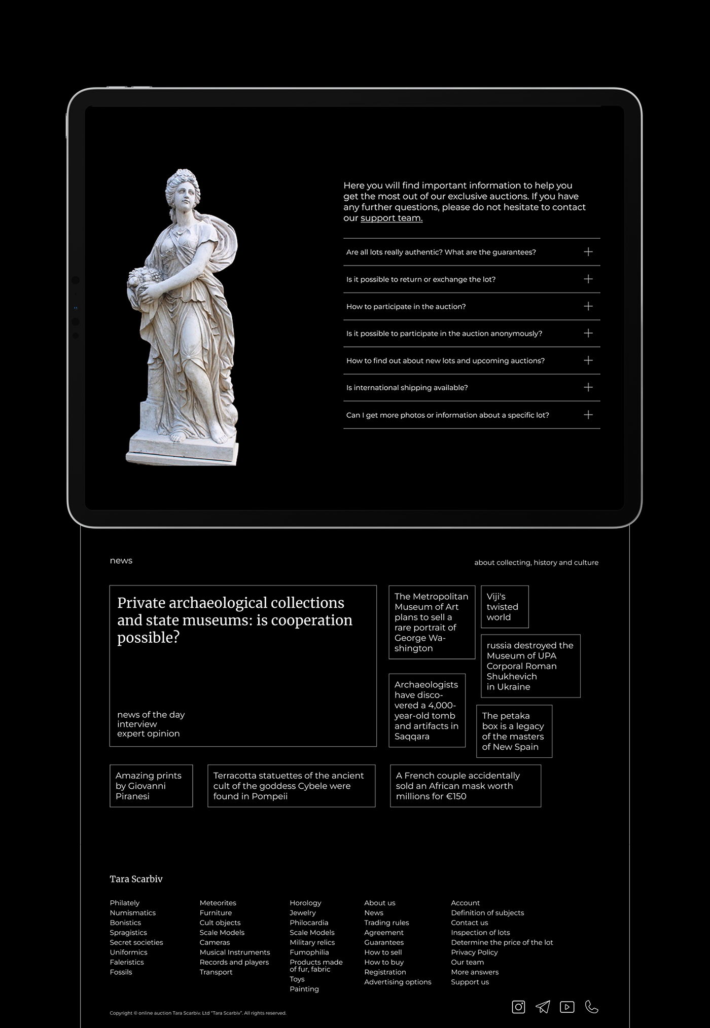 UI/UX Figma Web Design  Website design minimal Minimalism simple auction auction design