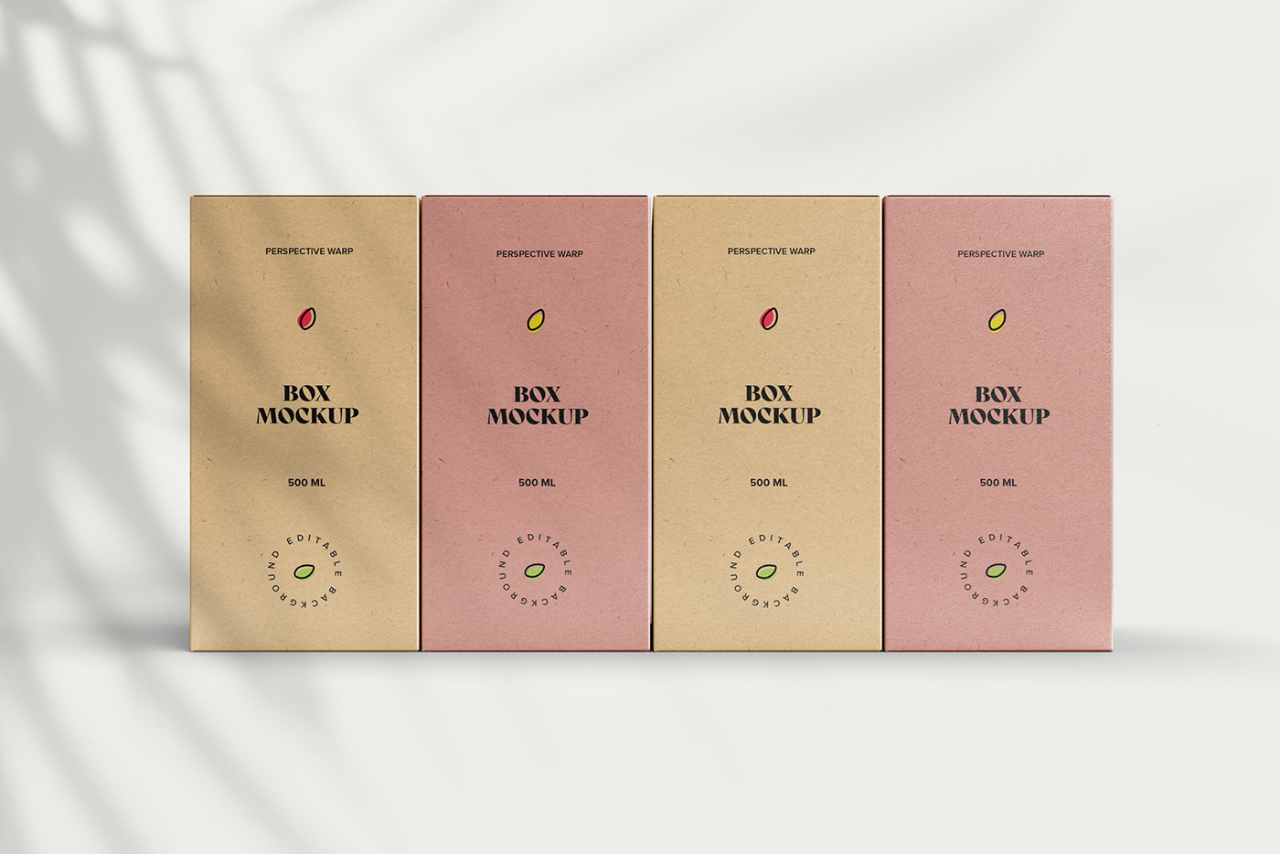 box branding  cosmetics design free gift Mockup perfume presentation stationary