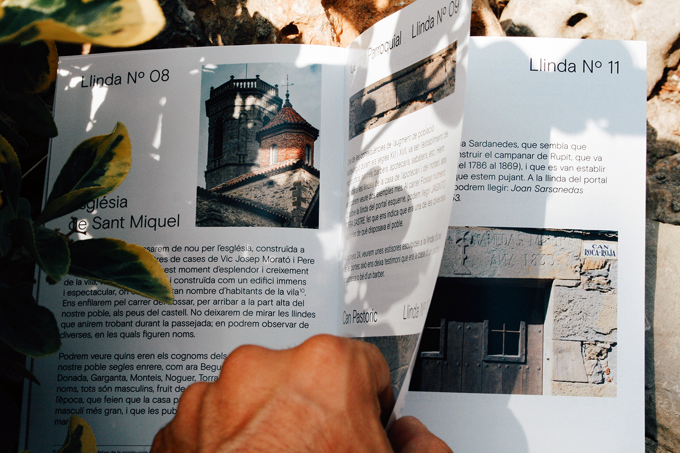 brochure Catalogue editorial Layout paper photo print sansserif shoot type