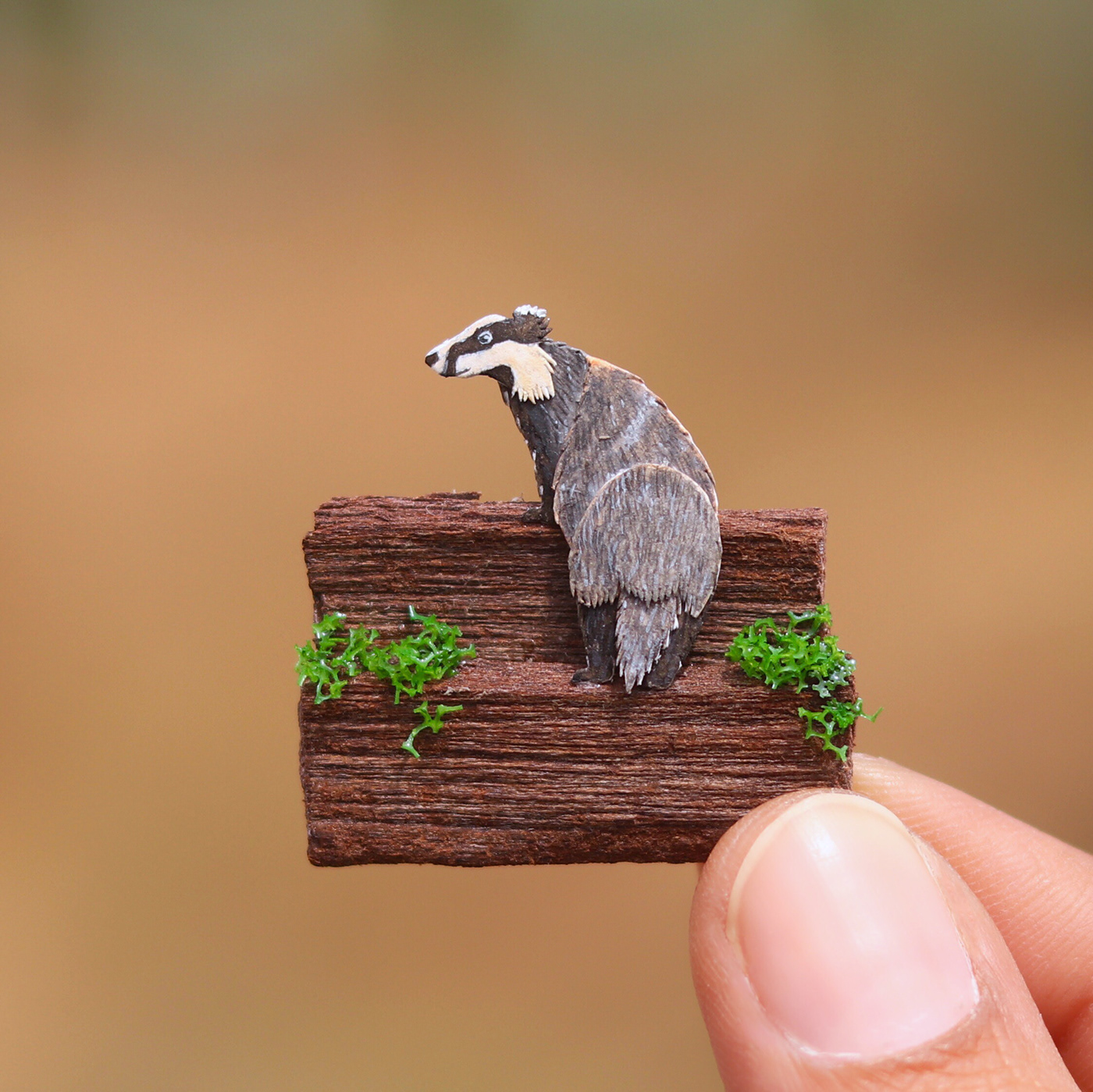 papercut paperart Miniature wildlifeart watercolor Behance wildlife wildlifeillustration editorialillustration birds