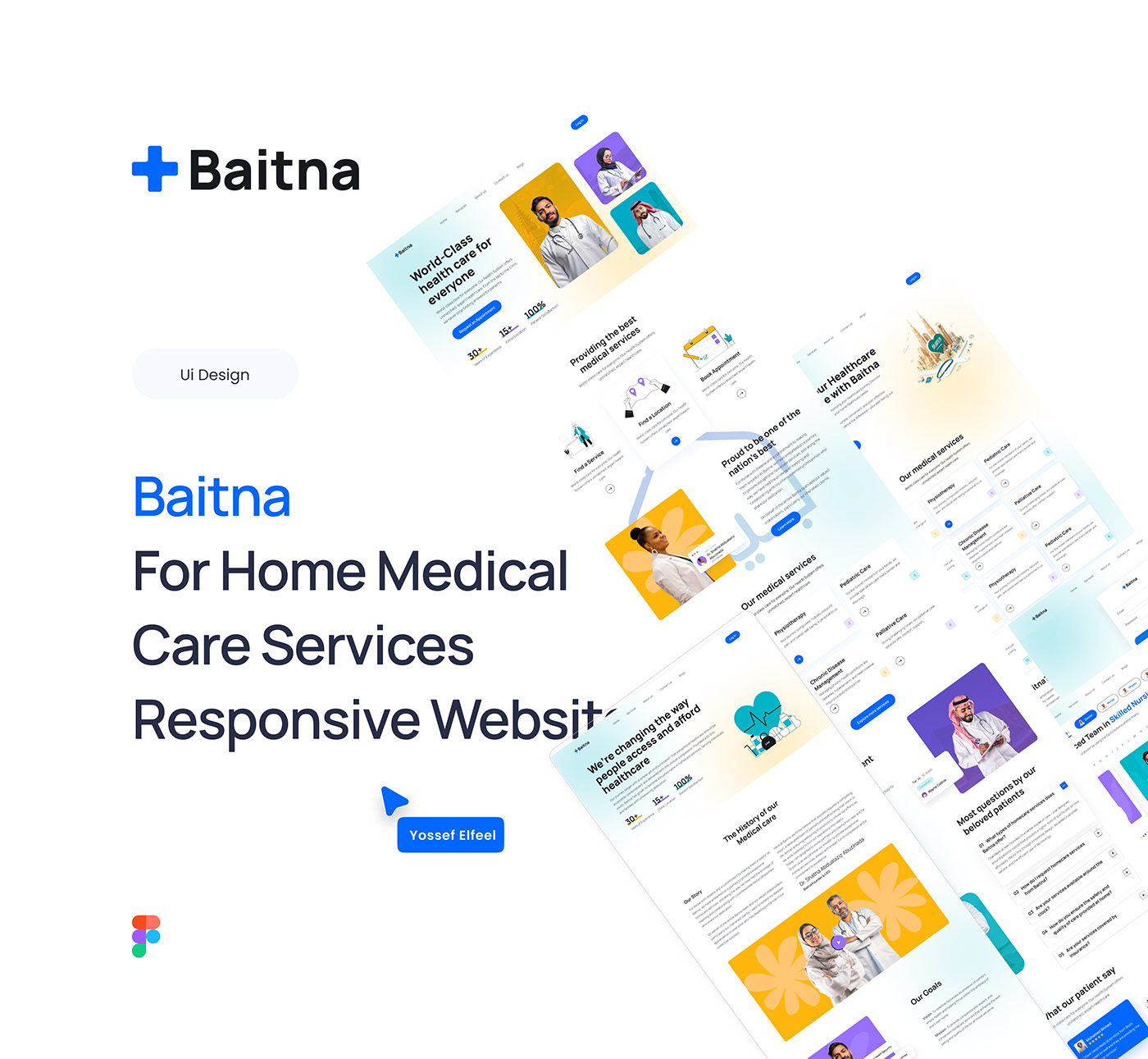 medical homecare medical care Responsive Responsive Design UI/UX Web Design  Website Design Figma ui design