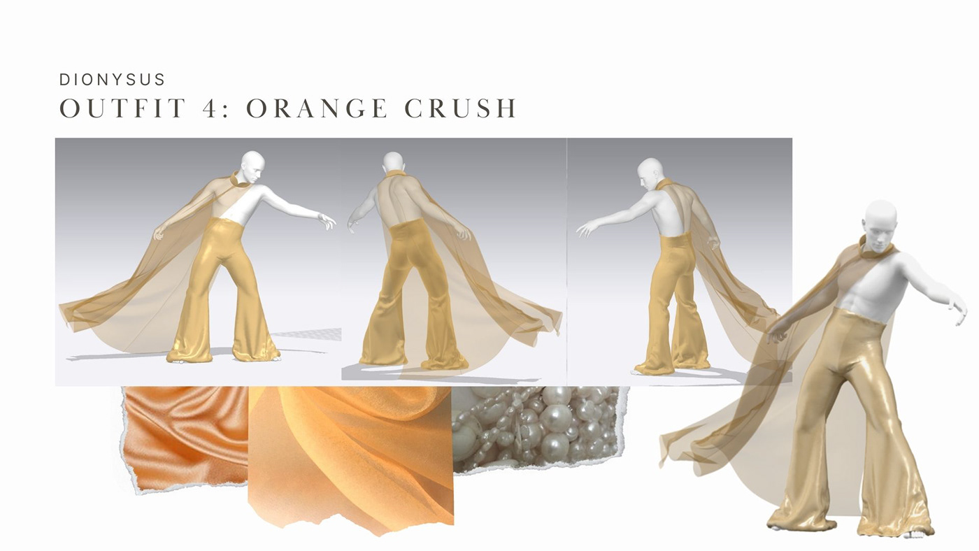 3D designing androgyny bespoke fashion digital fashion fashion design gender fluid fashion Gender Neutral Fashion greek mythology painting  