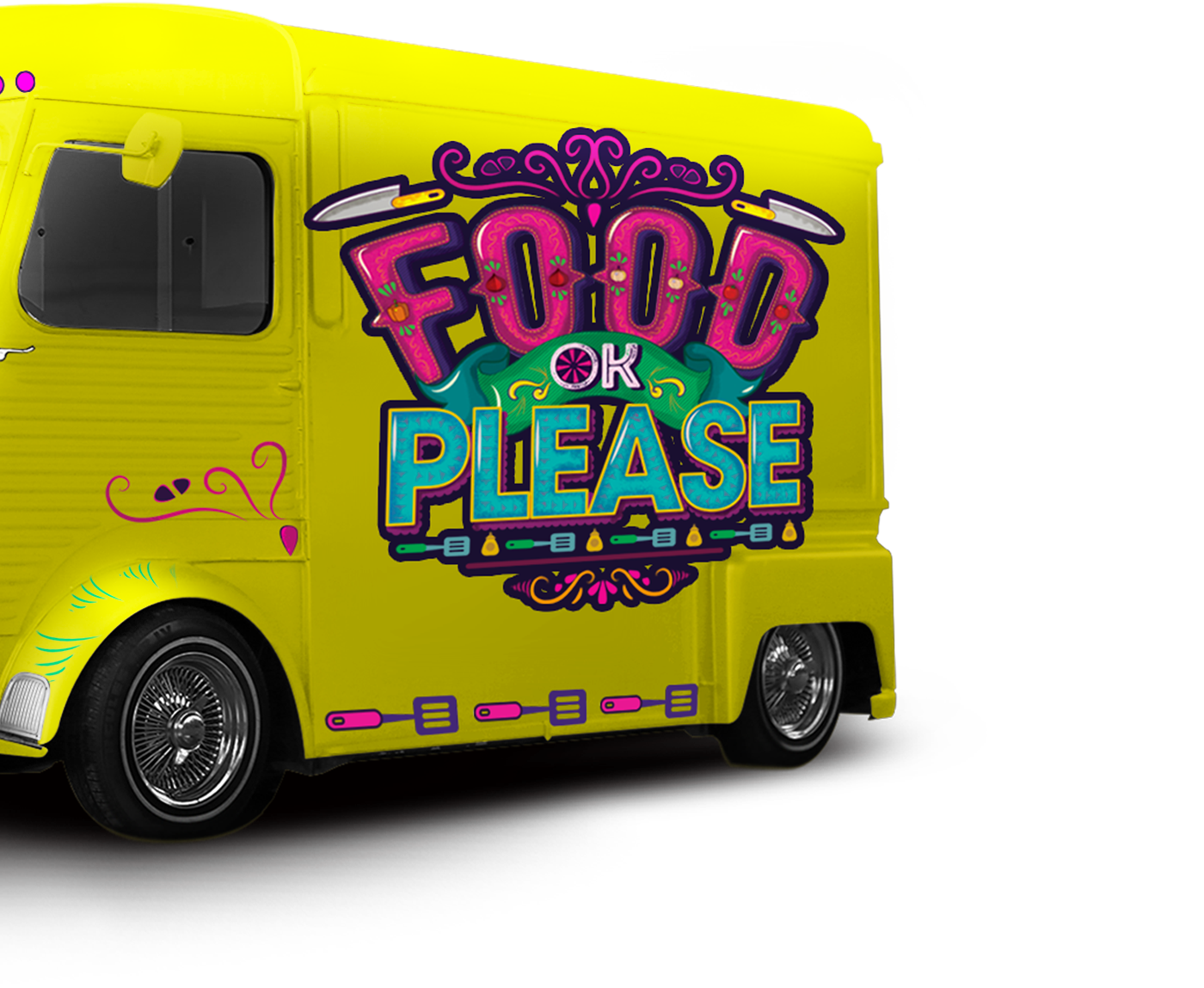 desi Food  Truck foodtruck truck art desi pop India