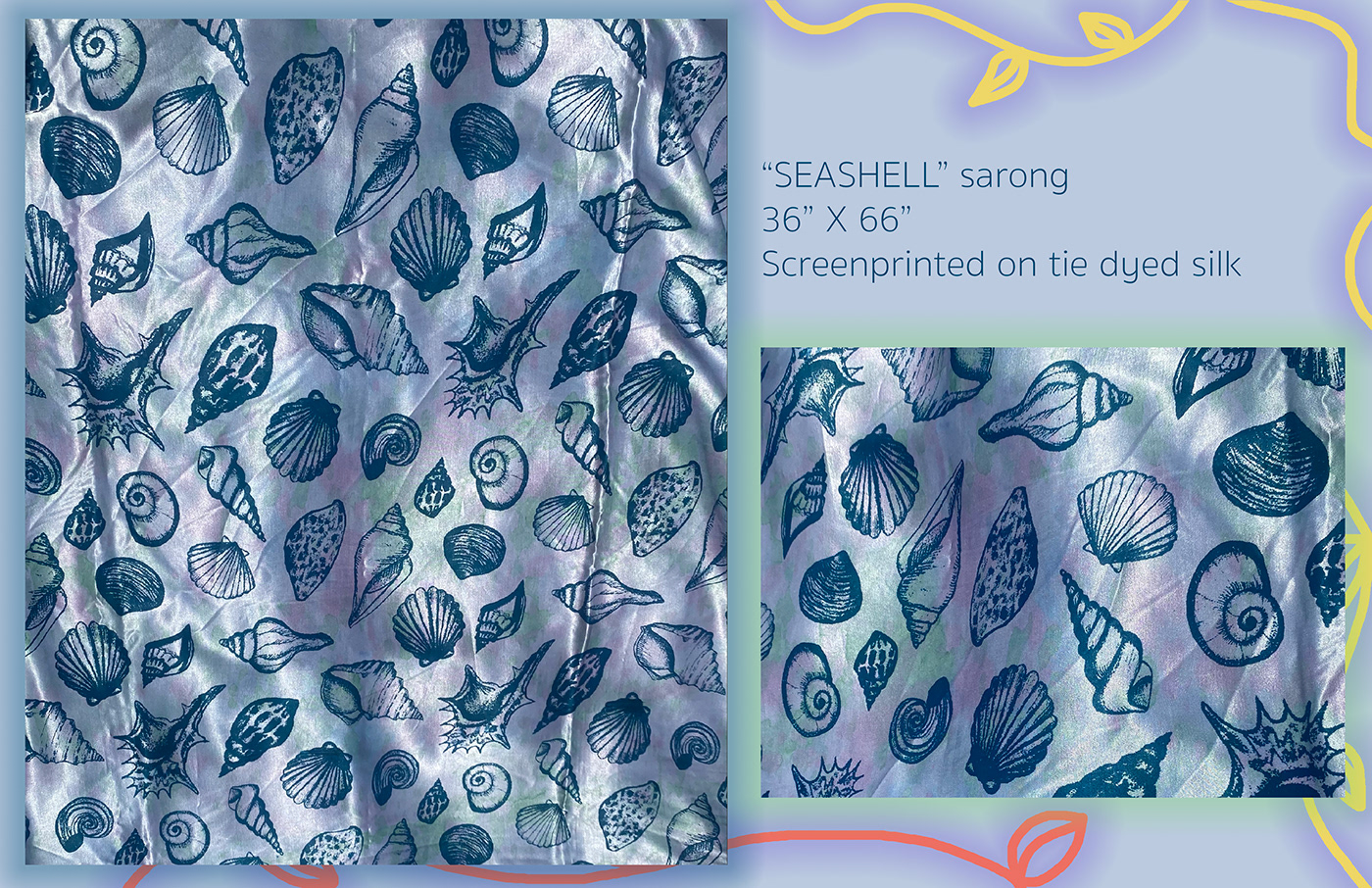 beach BEACHWEAR Ocean scarf scarves summer swimwear textile design  thesis Thesis Project