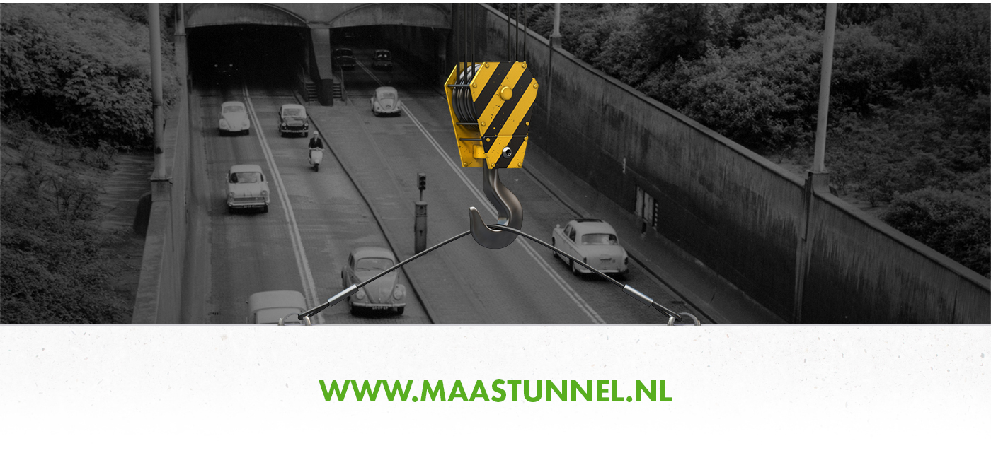 Maas Rotterdam Holland tunnel campagne close maastunnel case concept Identiteit