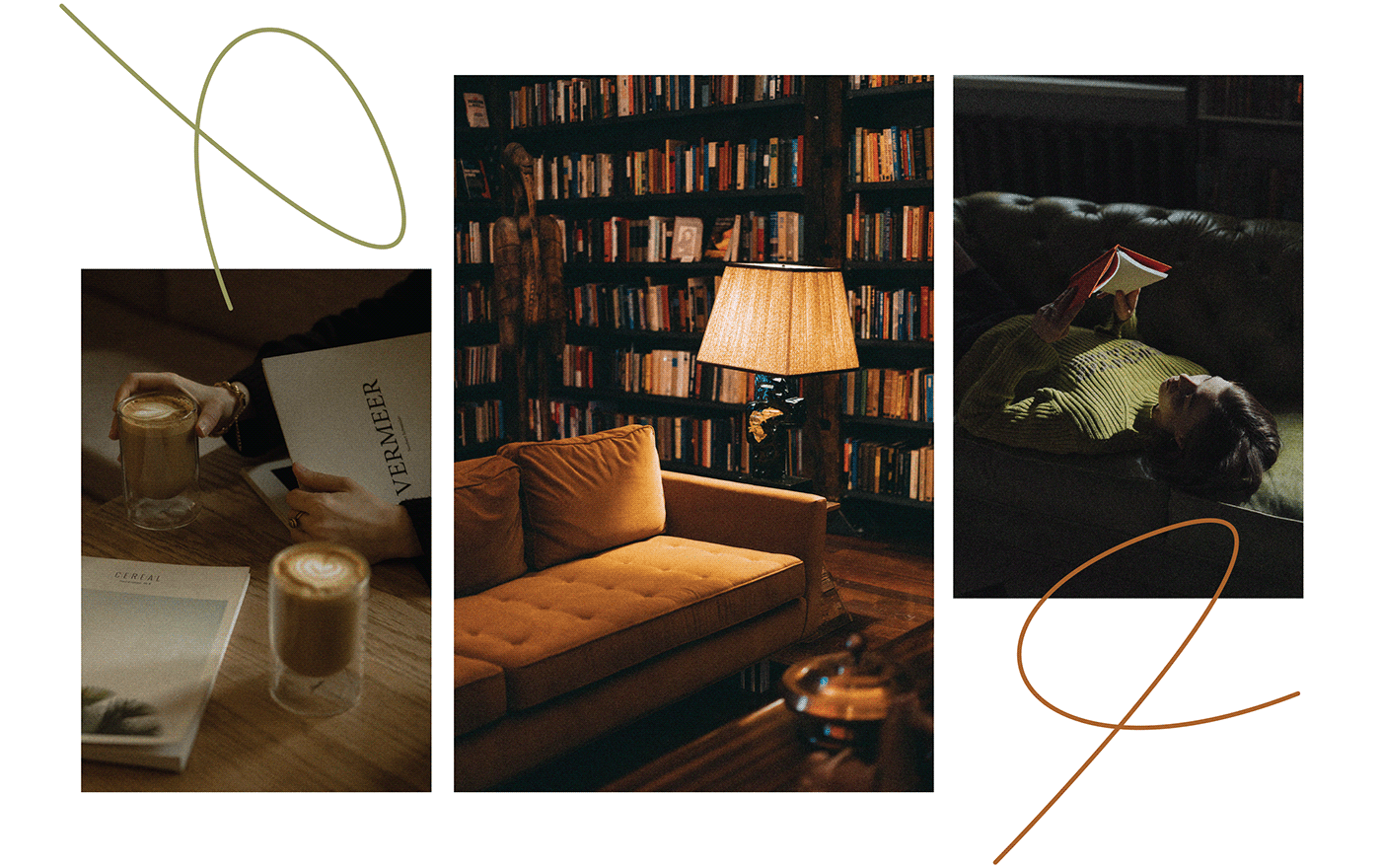branding  lounge reading room rosemary's