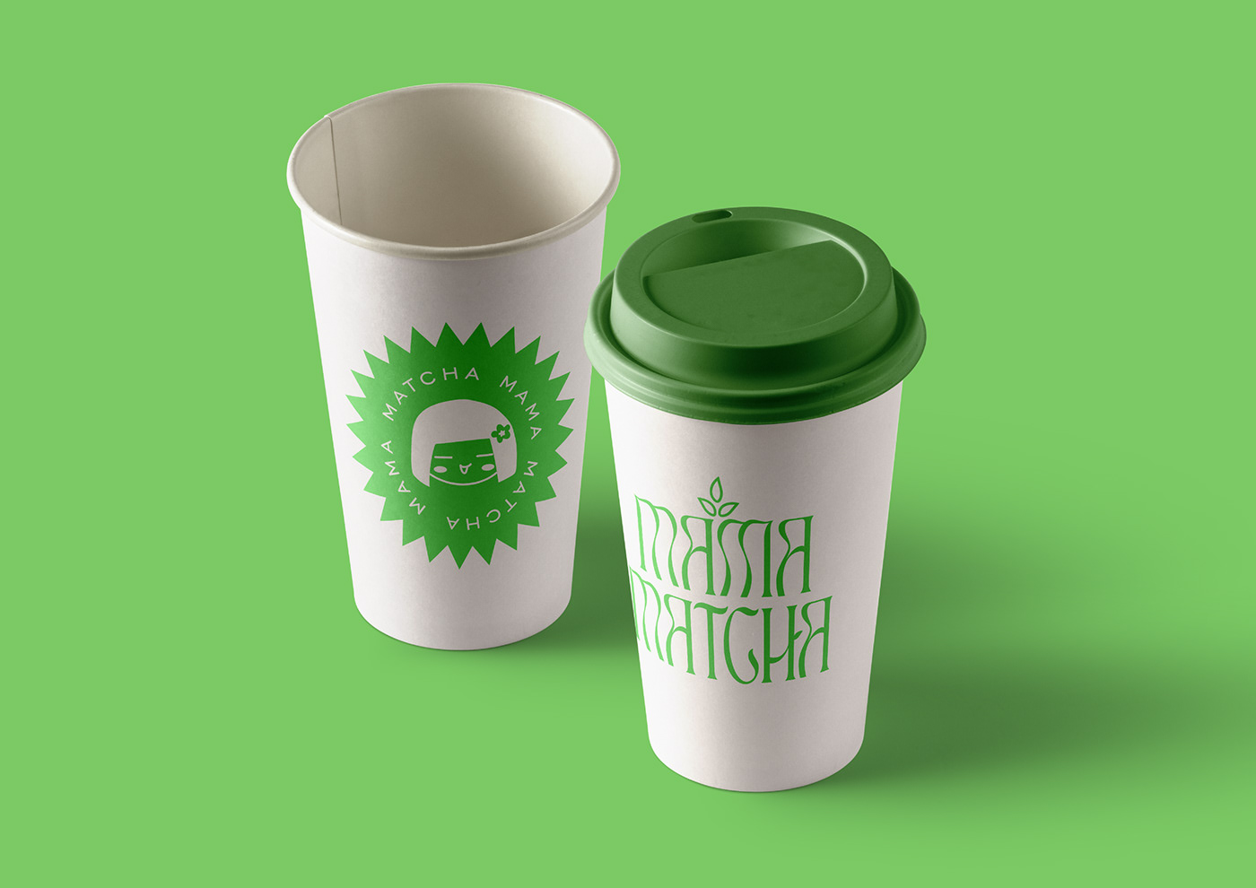 Advertising  brand identity green tea Logo Design Logotype matcha Packaging packaging design typography   visual identity