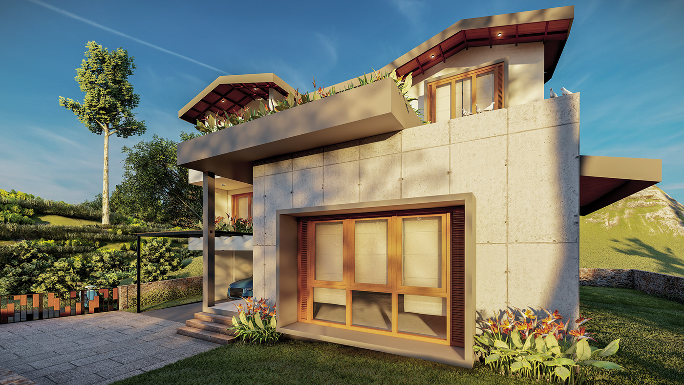 3D Arcchitecture archviz exterior interior design  Render visualization