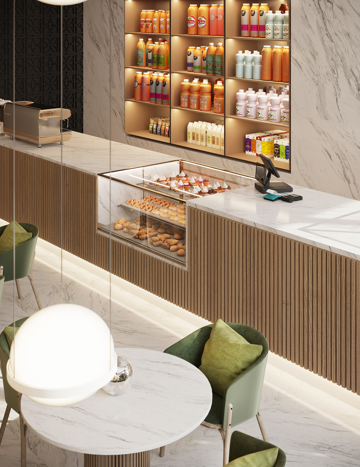 cafe design design interior Interior PUBLIC PLACE Render restaurant visual