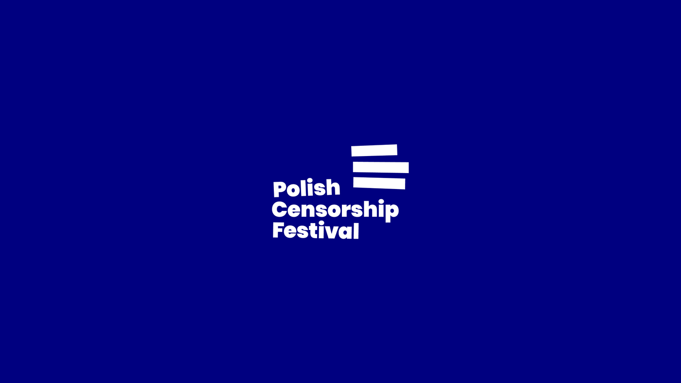 festival brand mark logo Logotype branding  consored cenzura polska nude