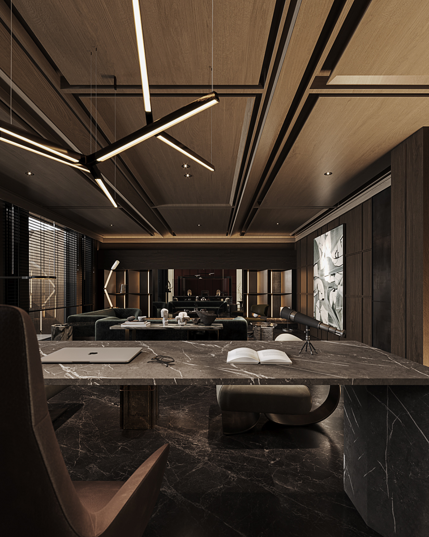 furniture interior design  architecture Render visualization modern 3D archviz CGI visual design