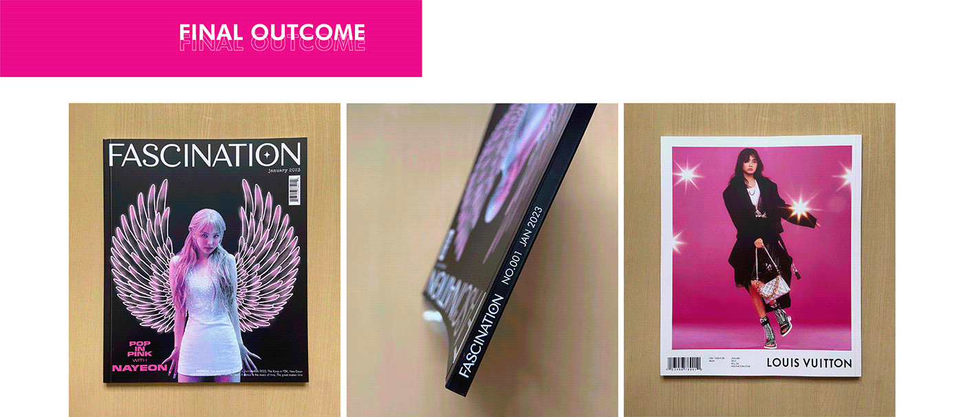 magazine Magazine design magazine layout publication publication design magazine publication Fascination nayeon Y2K fashion magazine