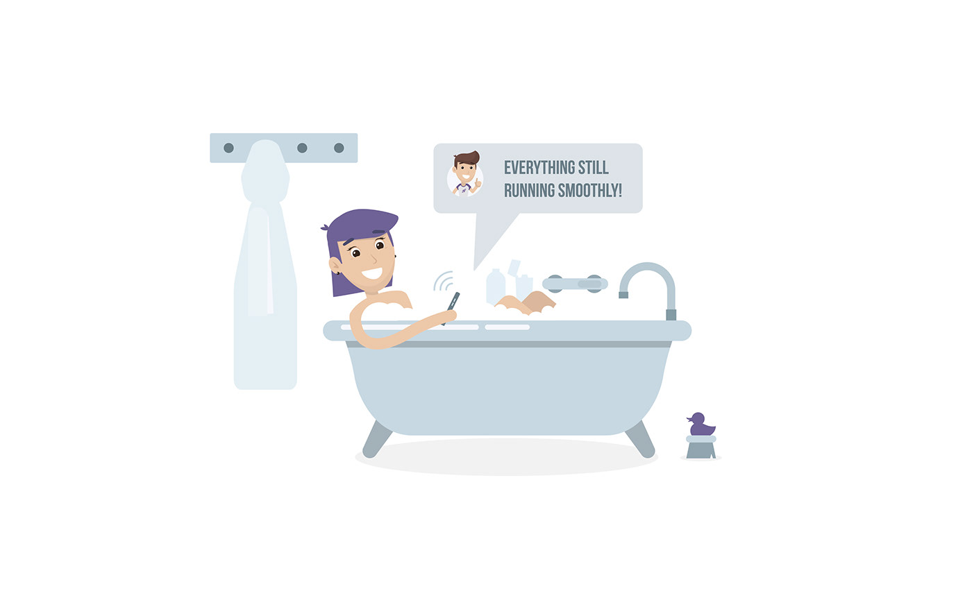web illustrations ILLUSTRATION  Character design  avatars IT smoothy bath Cat server world