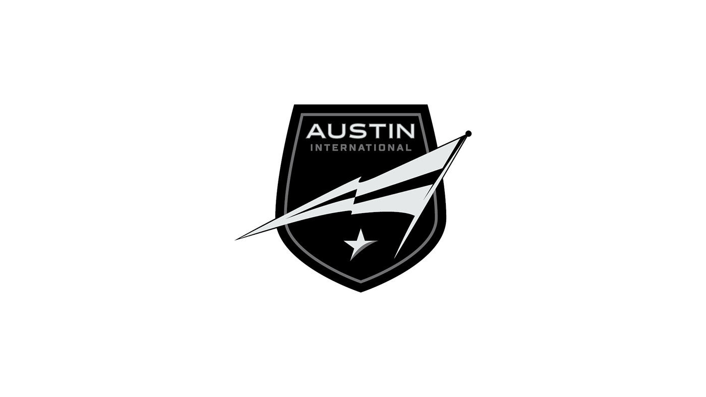 Austin black branding  crest football soccer sports Sports Branding texas White