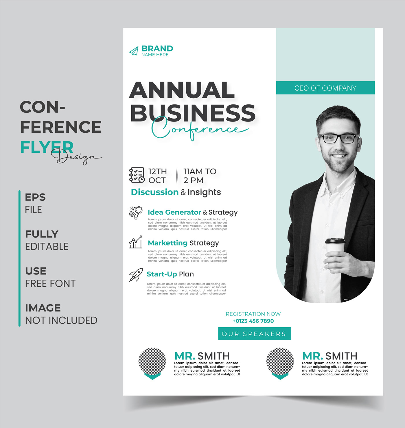 flyer Flyer Design flyer template print ready conference conference flyer business flyer Corporate Flyer Design Meeting Flyer