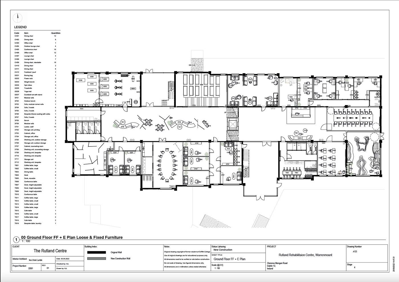 Colour Psychology communal space healthcare Interior Interior Architecture Rehabilitation Centre therapeutic