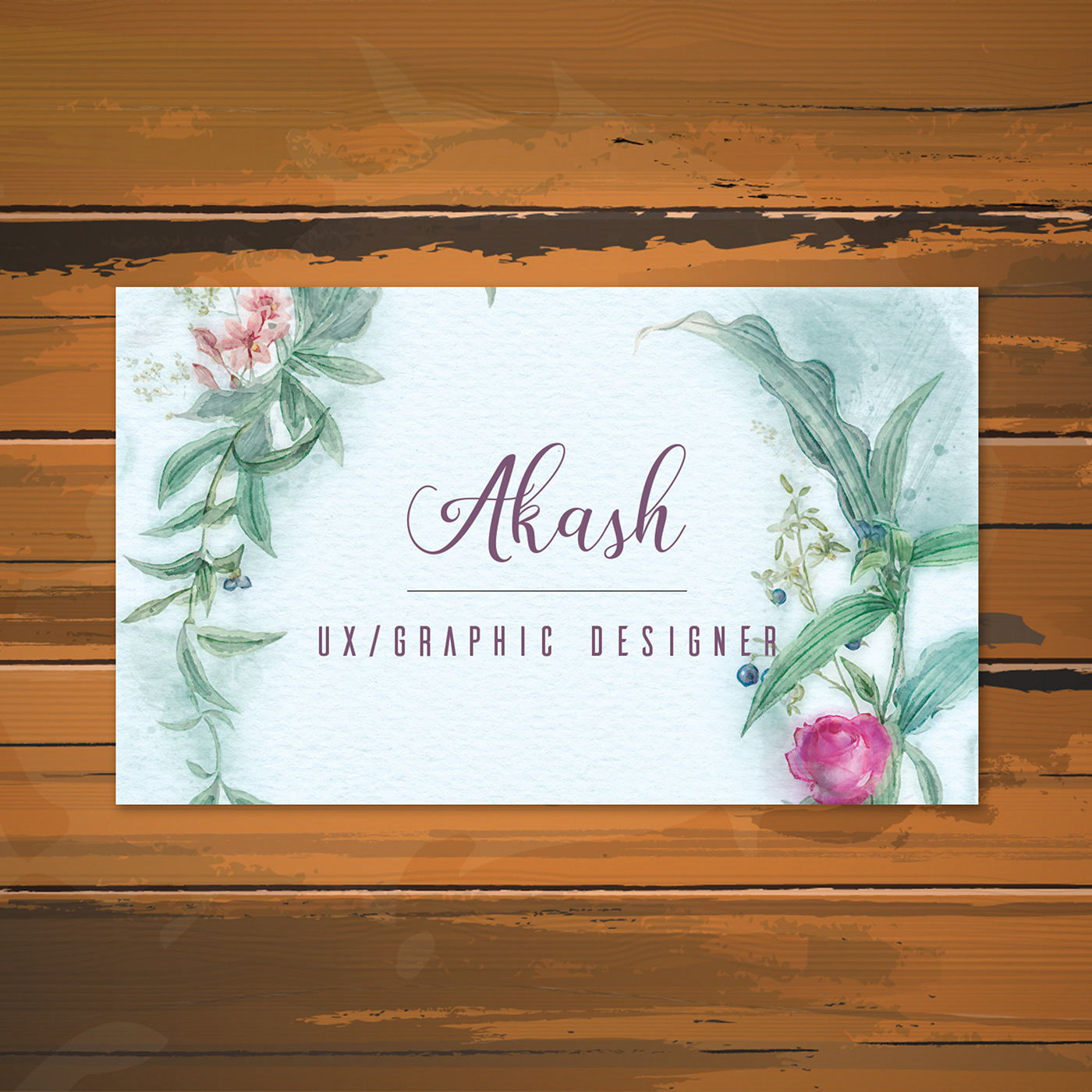 business card detail photoshop psd ultra watercolor