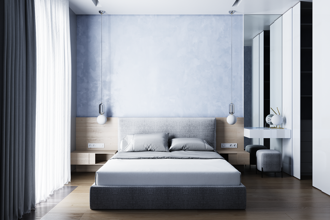 bedroom minimalist Interior bedrooomdesign минимализм спальня дизайн спальни современный contemporary bedroom design