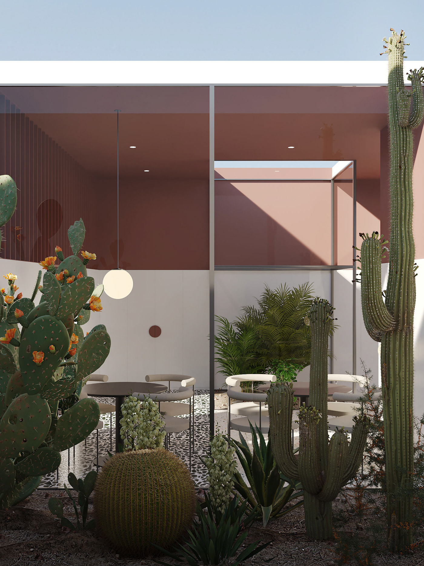 design restaurant cafe 3ds max visualization architecture corona CGI Interior Render