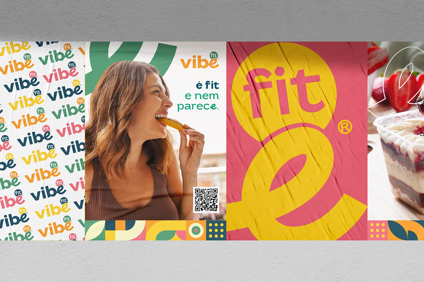 vibe FIT healthy Food  Packaging branding  brand identity Nature vibefit