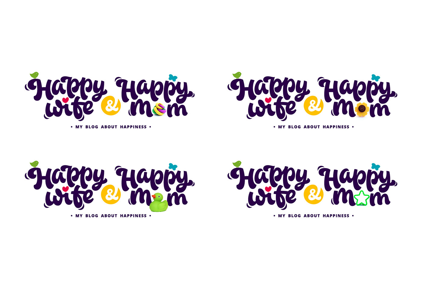 Adobe Portfolio Blog logo Logotype lettering woman feminine children child kid Fun vibrant colorful Positive brand identity family