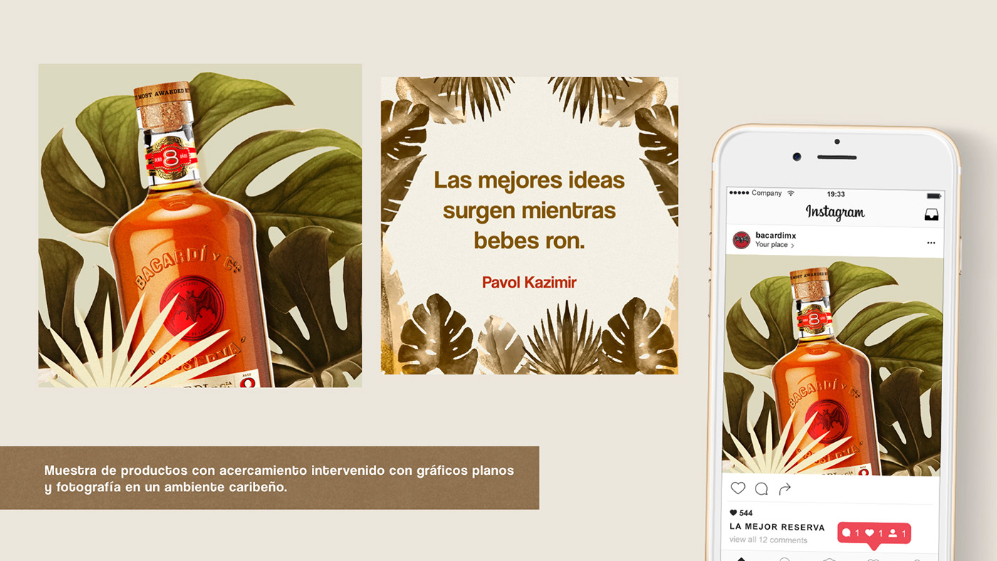 bacardi brandcorner branding  content digitalContent instagram marketing   party productdesign Socialmedia