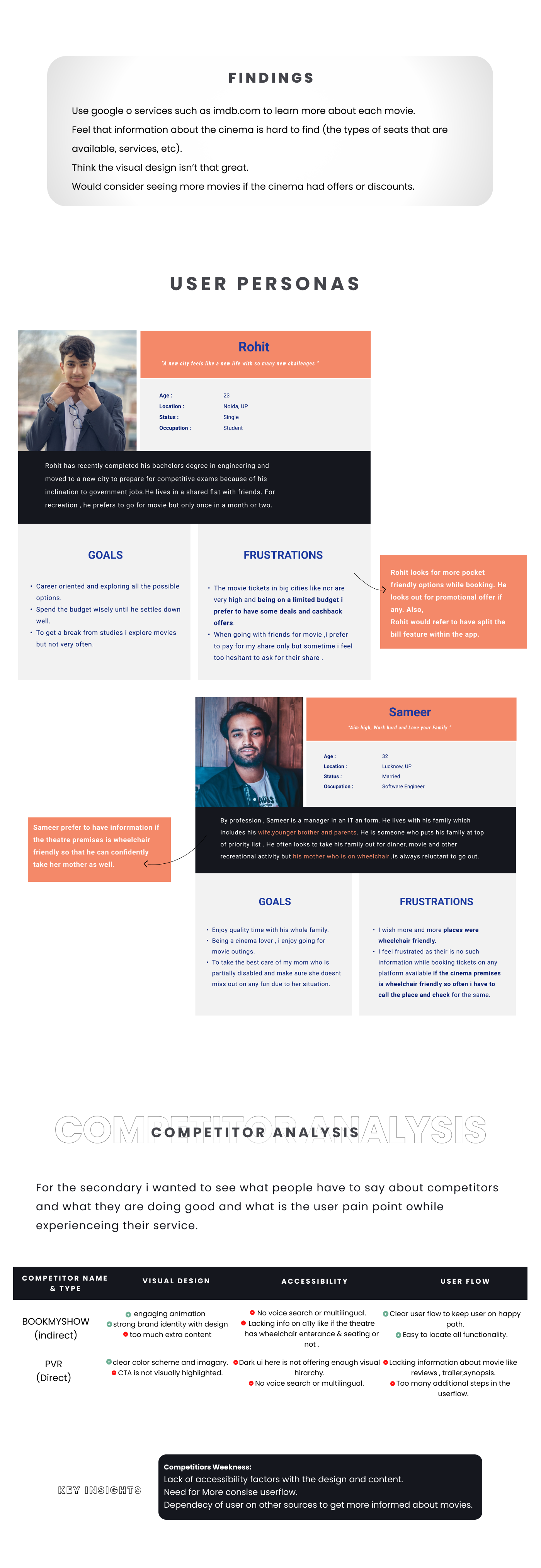 aftereffects animation  CaseStudy Cinema empathy map ILLUSTRATION  personas UI ux visual design