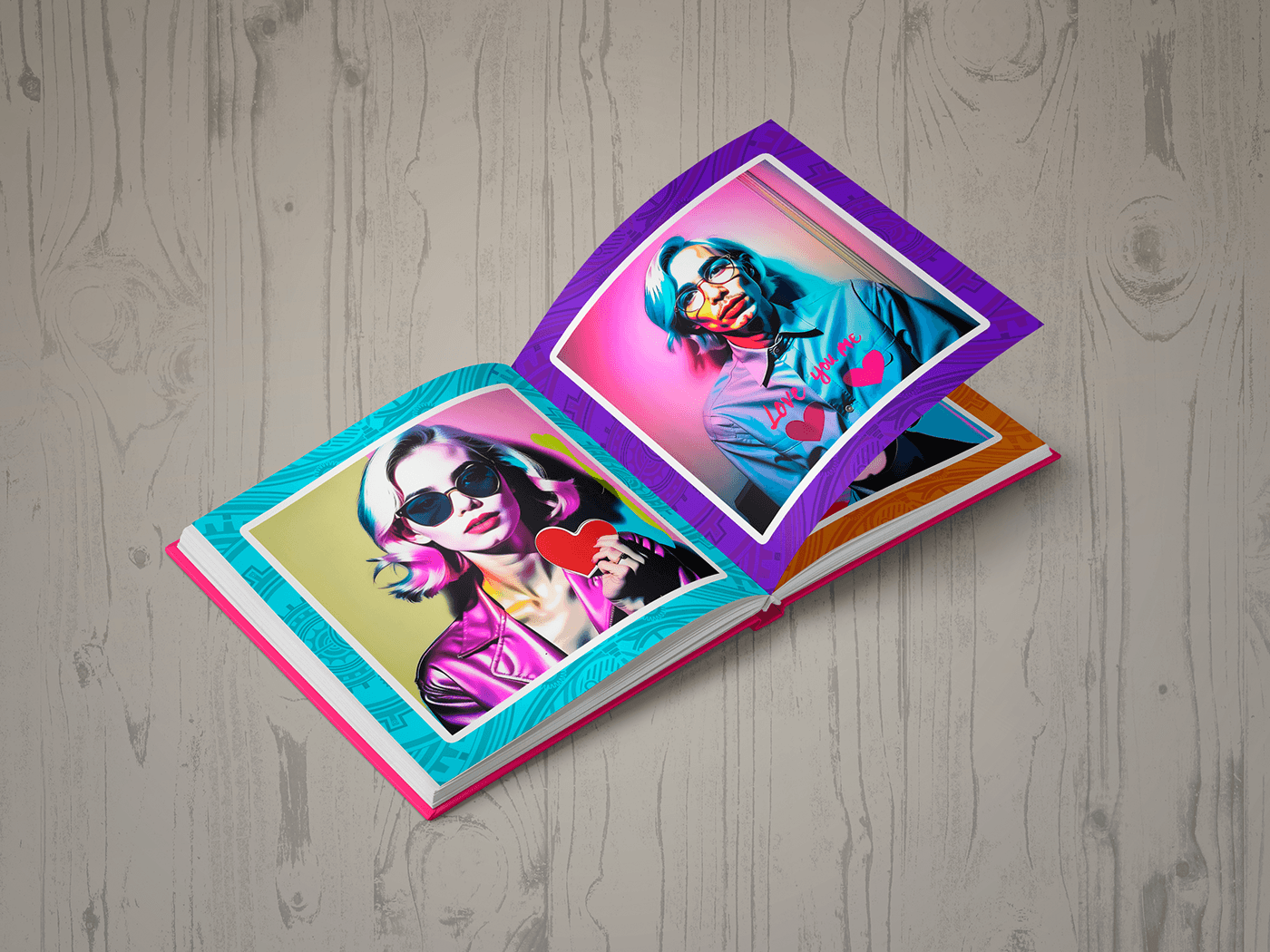 photobook portrait Fashion  model retouch makeup editorial book design Digital Art  artwork