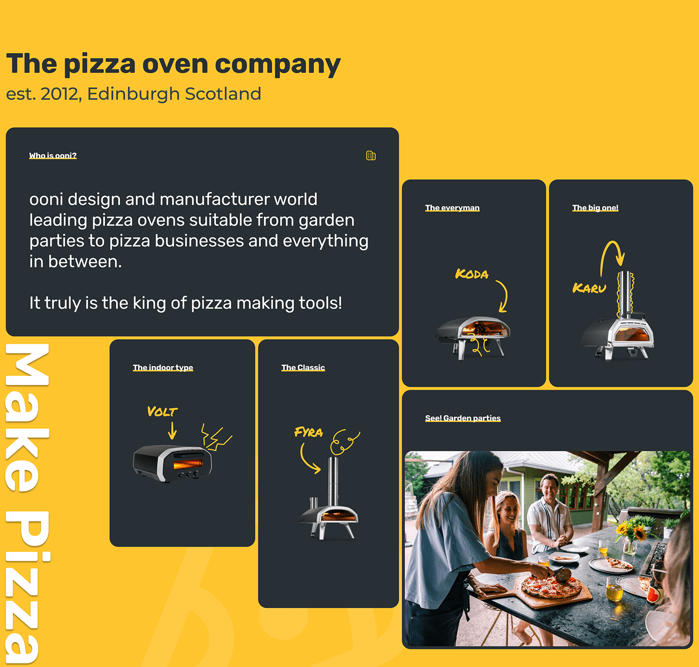 ui design user interface ooni Pizza pizza oven