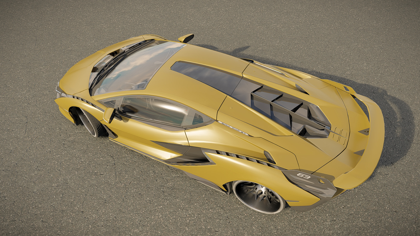 lamborghini Lamborghini sian Render 3D 3ds max aventador Lamborghini Aventador Supercars FERRARI