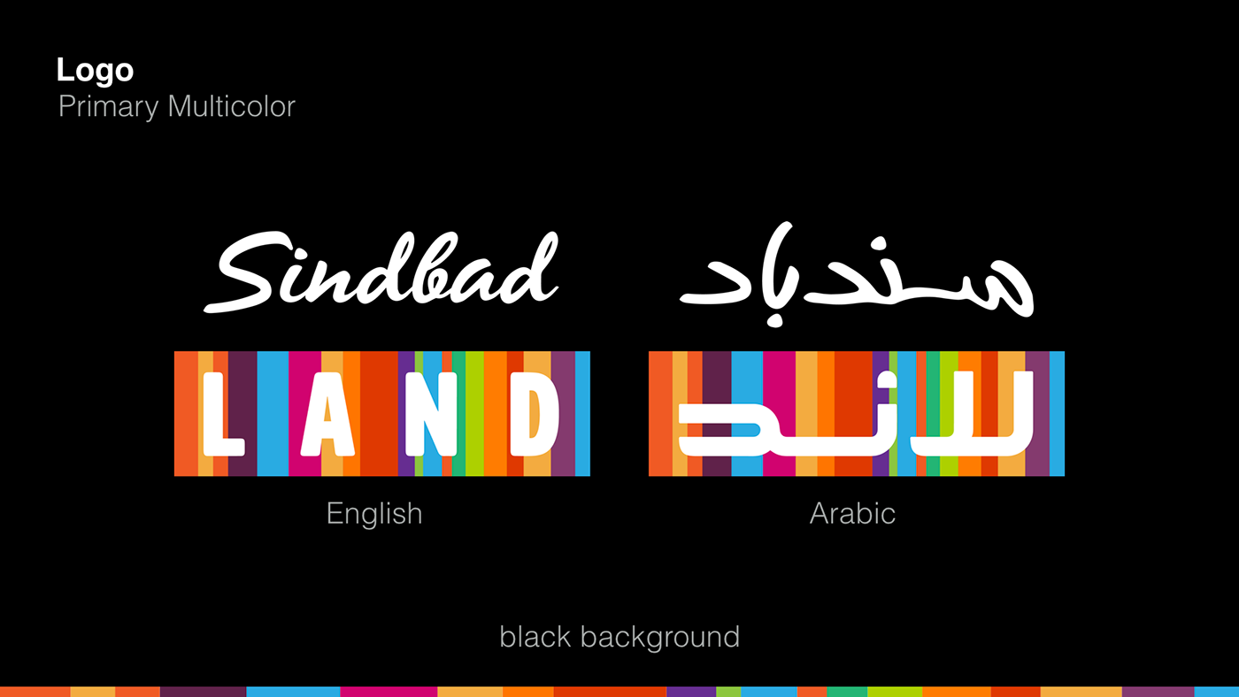 Sinbad Land brand Abbas Albadri iraq motion graphics  design 3D color rebrands visual identity