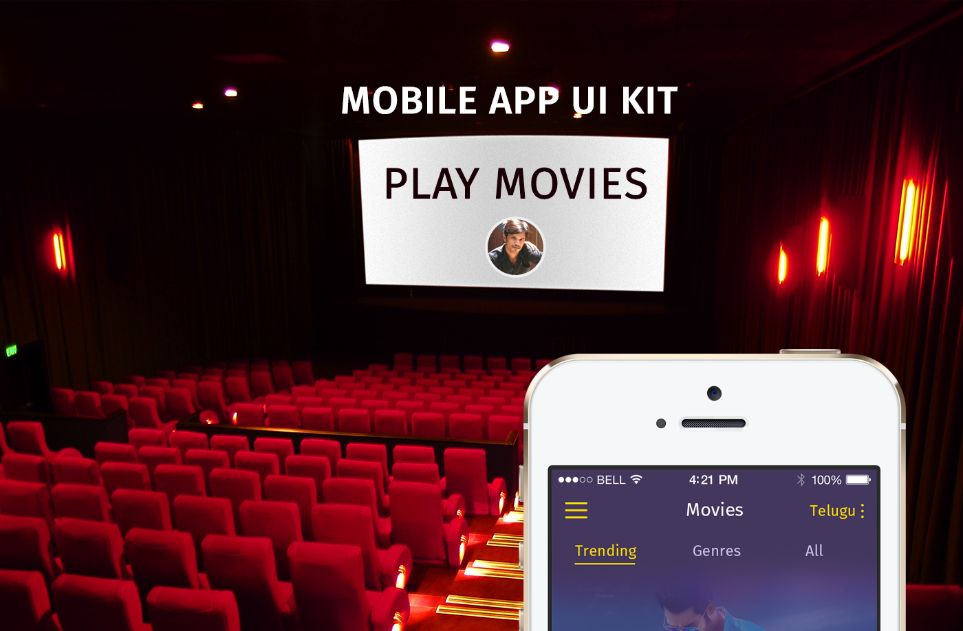 iOS7 App UI latest ui movies app Vides list APP ui design ui kit Awesome design work popular ui iPhone APP flow Trendy Design work app flow concept interface design Mockup