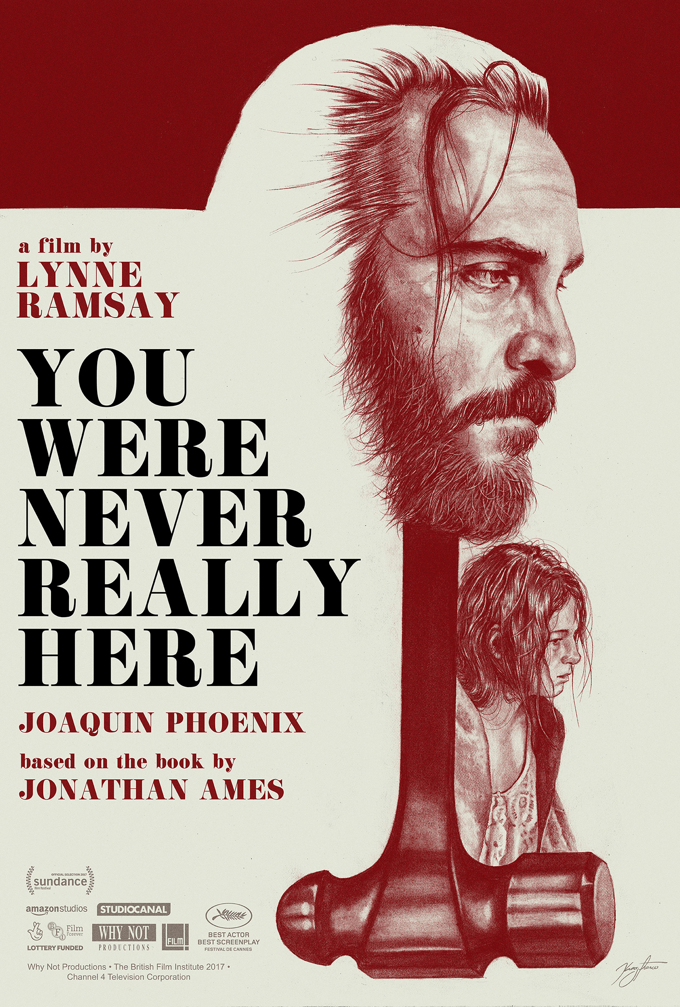 You Were Never Really Here joaquin phoenix Amazon Studios studio canal Film movie poster Lynne Ramsay jonathan ames Ekaterina Samsonov