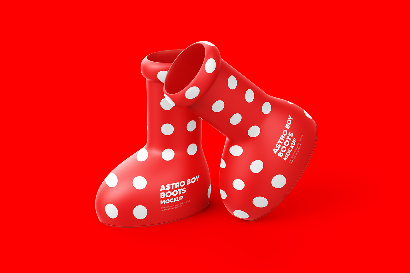 Astroboy astroboyboots boots Brand Design branding  design Mockup mschf template visual identity