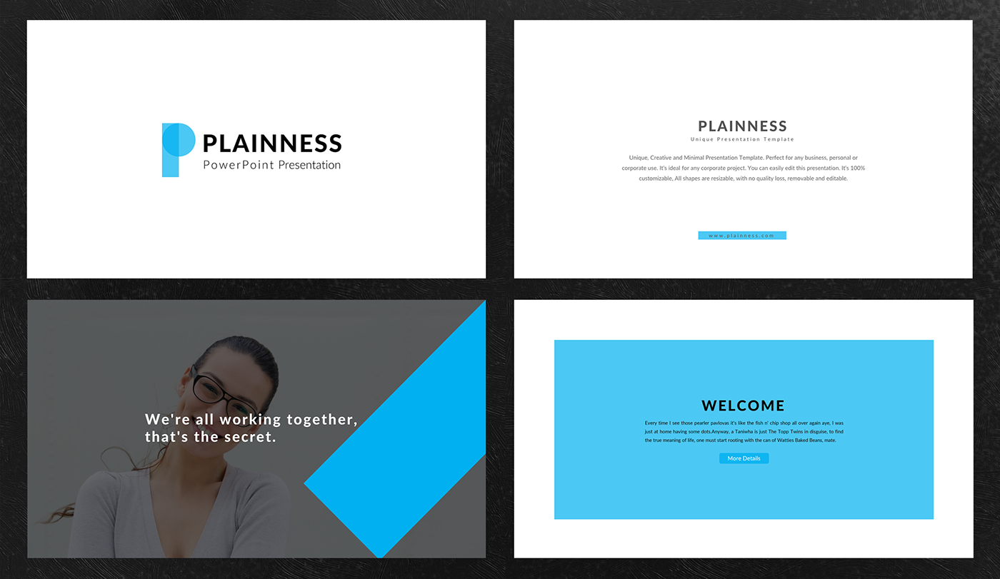 Plainness minimal perfect Powerpoint Free Template free keynote trend TREND DESIGN free free download
