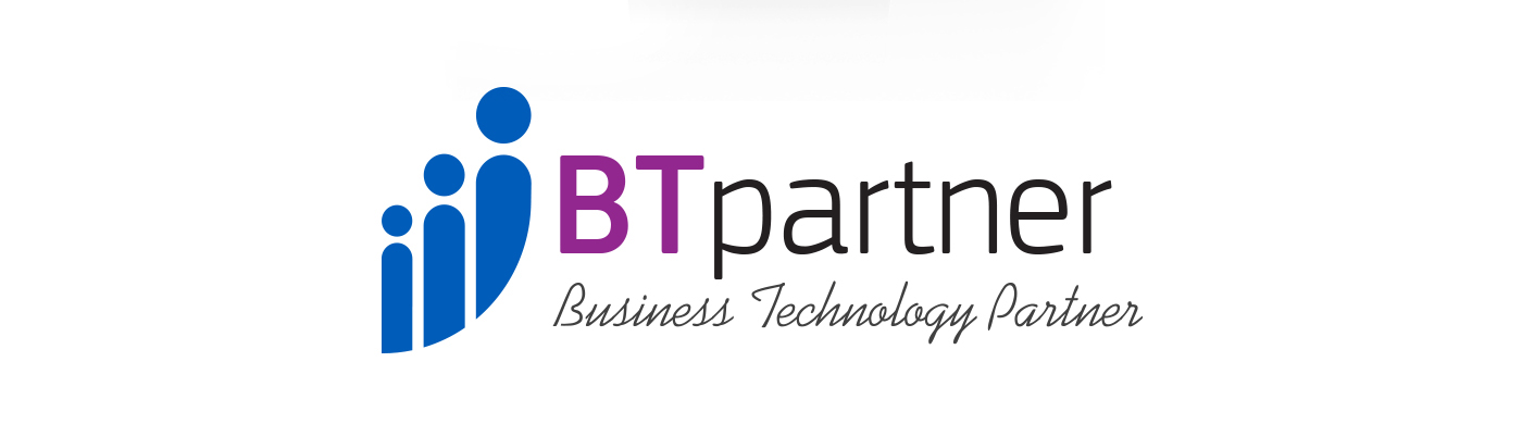 BTpartner logo Web design corporate id