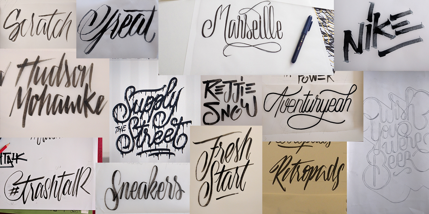 letters type font lettering Illustrator Drawing  music logo graphic design  branding 